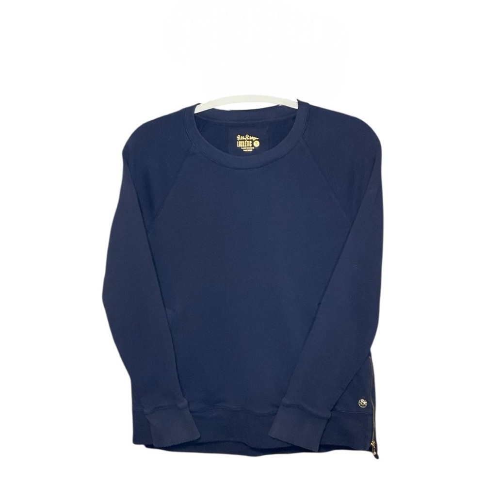 Lilly Pulitzer Beach Comber Pullover Navy S - Picture 2 of 3